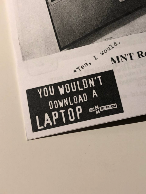 YOU WOULDN'T DOWNLOAD A LAPTOP